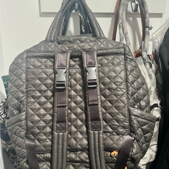 MZ Wallace Brown Quilted Women's Bag - Picture 7 of 13
